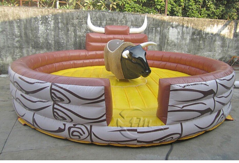 inflatable bull toy