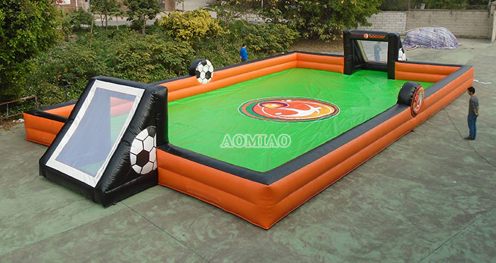 blow up soccer field